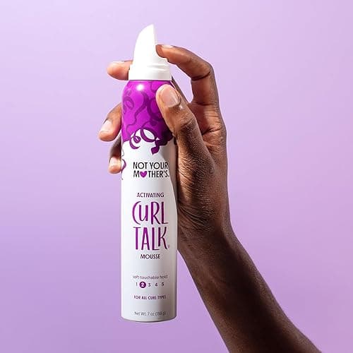 Not Your Mother's Curl Talk Defining Cream, Frizz Control Styling Gel, & Curl Activating Mousse (3-Pack) - 9.7 oz Each - Maximize Definition & Control Frizz - For All Curly Hair Types thumbnail 8