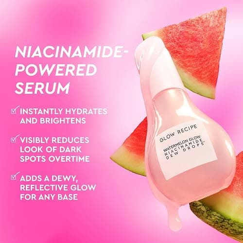 Glow Recipe Skin Care Set, Dew & Hues Must-Haves - Limited Edition Travel Size Gift Set with Niacinamide Dew Drops, Sun Glow & Rosy Glow Hue Drops (15ml Trio) thumbnail 9