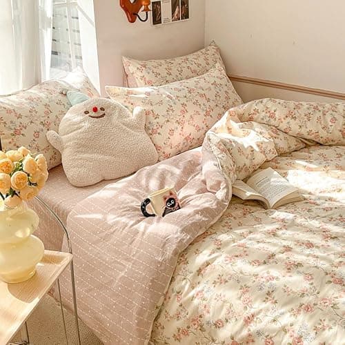 Beige Pink Bedsheet thumbnail 6