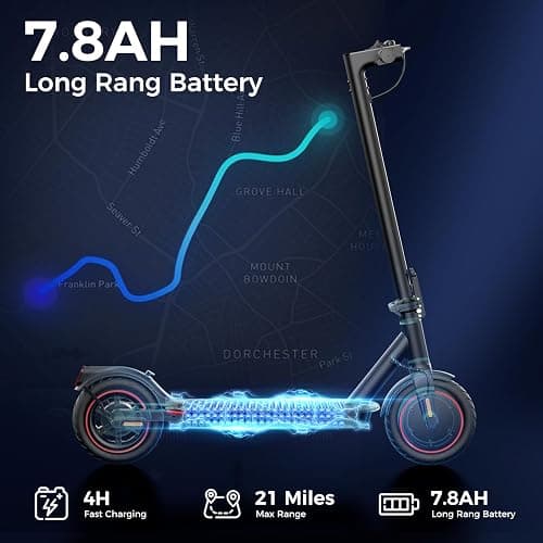 HopCycle Electric Scooters - Electric Scooter for Kids, 500W/1000W Motor, 18/25 MPH Top Speed, 8.5'' /9.3'' Tires, 21/28 Miles, Long Range Electric Scooter for Adults and Teens thumbnail 3