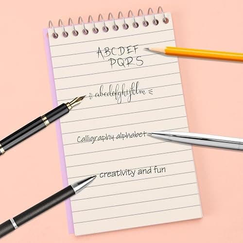 EOOUT 16 Pack Pocket Spiral Notebooks Memo Pads 3x5 Small Notepads Lined College Ruled Paper, 8 Assorted Colors 50 Sheets Per Notebook for Home, Office, School thumbnail 5