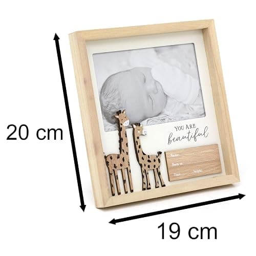 6x4 Keepsake Baby Photo Frame | Wooden Freestanding Newborn Baby Picture Frame | New Baby Memories Photo Frame - You Are Beautiful thumbnail 3