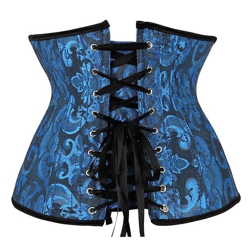Grebrafan Bridal Underbust Plus Size Vintage Waist Corset Top thumbnail 3