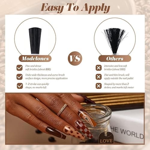 Modelones Gel Nail Polish,12 Colors Fall Winter Gel Polish Popular Neutral Nude Brown Gel Nail Kit Collection for Nail Art Salon Classic Collection Gift for Women thumbnail 6