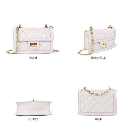 SG SUGU Small Quilted Crossbody Bag, Trendy Designer Mini Shoulder Bag, Phone Wallet Purse for Women thumbnail 2