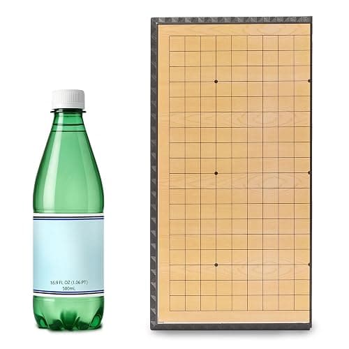 YMI Magnetic Travel Go Game Set, 11-Inch Compact 19x19 Board, 361 Stones | 19x19 magnetic Go set, 11 x 11 x 0.6 in folding board, 361 magnetic stones, 2 bowls, weighs 1.72 lbs. thumbnail 3