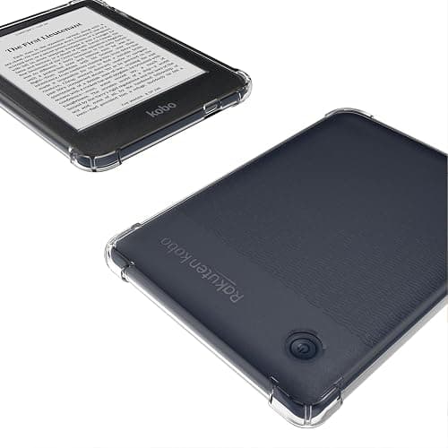 Tenano Clear Case for Kobo Clara Colour/BW/2E, 6" Lightweight Scratch-Proof Silicone Back Cover, Clear thumbnail 5