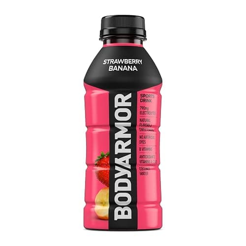 BODYARMOR Sports Drink Sports Beverage, Strawberry Banana, Coconut Water Hydration, Natural Flavors With Vitamins, Potassium-Packed Electrolytes, Perfect For Athletes, 16 Fl Oz (Pack of 12) thumbnail 4