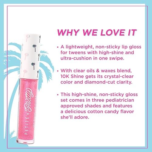 Petite 'N Pretty Snow Getter Lip Gloss Set – Mini 10K Shine Trio for Kids, Tweens & Teens – Non-Toxic, High-Gloss Sparkly Makeup – Gift-Ready Clean Beauty Set thumbnail 6