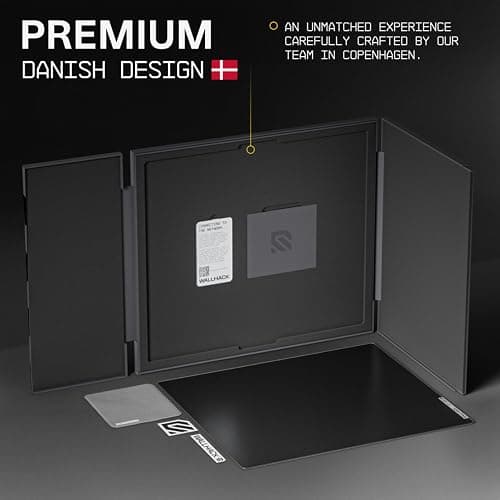 Wallhack 4.0 Glass Gaming MousePad - Professional Esport Mouse Mat with Specialty Surface for Top Speed and Control, Large Tempered Glasspad with Full Silicone Base - (SkyPAD Black,XL 16.92" x 19.29") thumbnail 8