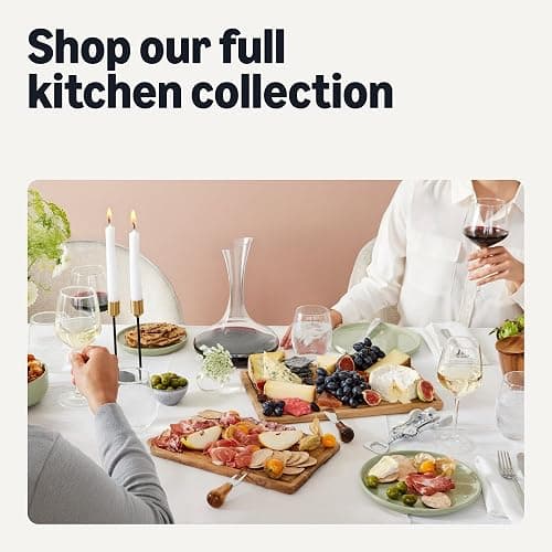 Amazon Basics Stemmed White Wine Glasses, 12 oz., Dishwasher-Safe, 4-Piece Set thumbnail 6