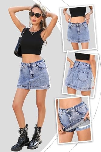 Denim Mini Skirt thumbnail 4