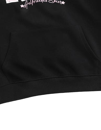 Aelfric Eden Womens Oversized Graphic Hoodies Y2k Flower Embroidery Number Print Pullover Hooded Sweatshirt Unisex thumbnail 5