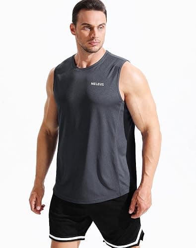 NELEUS Men's Muscle Tank Top 3-pack thumbnail 2