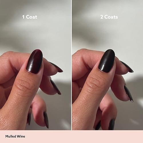 Dazzle Dry Nail Lacquer (Step 3) - Mulled Wine - A vampy blood wine. Full coverage cream. (0.5 fl oz) thumbnail 5