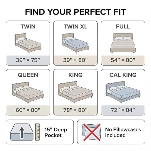 Waffle Weave Queen Fitted Sheet Deep Pocket 15" - Ultra Soft Textured Bed Sheet with Elastic All Around - Breathable Hotel Quality Bedding, Sand Beige thumbnail 6