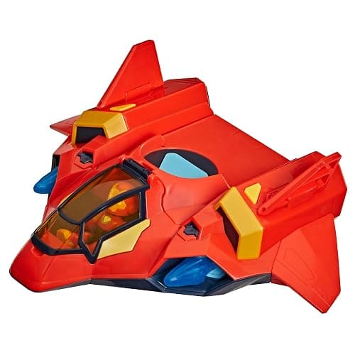 Disney Jr. Series Marvel’s Iron Man and his Awesome Friends Ultimate Giant-Sized Armor Iron Jet Toy Set, 3-Inch Action Figures, Armor Suits, Vehicle thumbnail 6