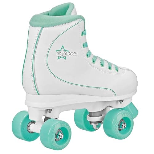 Roller Derby Roller Star 600 Women's Roller Skates - White/Mint - Size 08 thumbnail 2