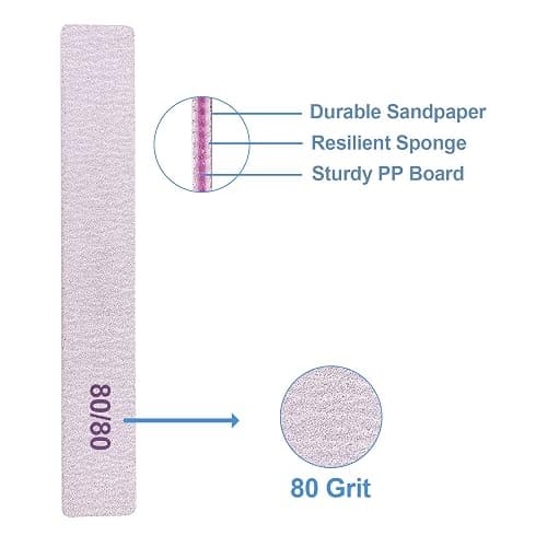 80/80 Grit Nail Files thumbnail 3