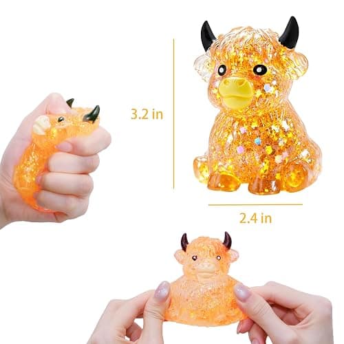 5 Pack Squishy Fidget Squeeze Toys Squishies Axolotl Squishys Box (Animal) thumbnail 5