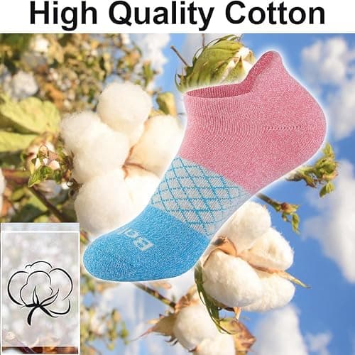 bataidis Women's Casual Ankle Socks Low Cut Athletic Socks 6 pairs thumbnail 7