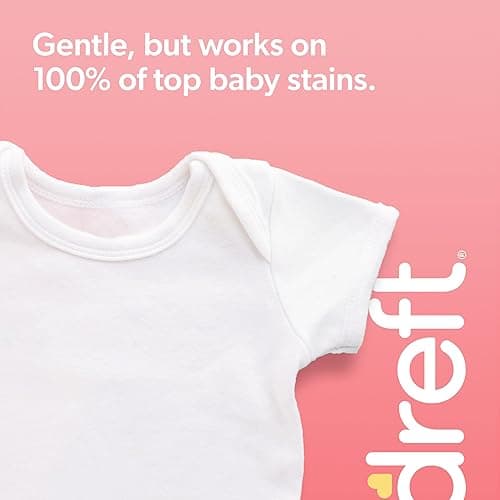 Dreft Stage 1 Newborn Baby Laundry Detergent Liquid, HE Compatible, 114 Loads, Laundry Soap for Sensitive Skin, Baby Laundry Detergent, Newborn Essentials - 150 Fl Oz (Pack of 1) thumbnail 5