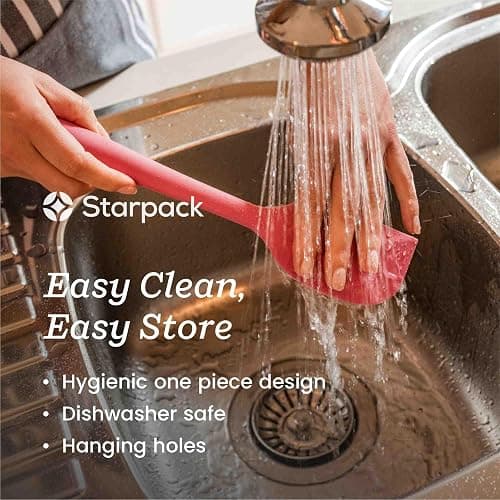 Starpack 'Ladle of Love' XL Premium Silicone Ladle Spoon - Up-to 600°F High Heat Resistant Soup Ladles - Kitchen Ladles for Serving, Rubber Non Stick Silicone Spoons, LFGB Grade Cooking Spoon thumbnail 4