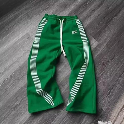 Sudiup Men's Jogging Yoga Loose Straight Breasted mid Length Pants, Elastic Waist Pants thumbnail 5