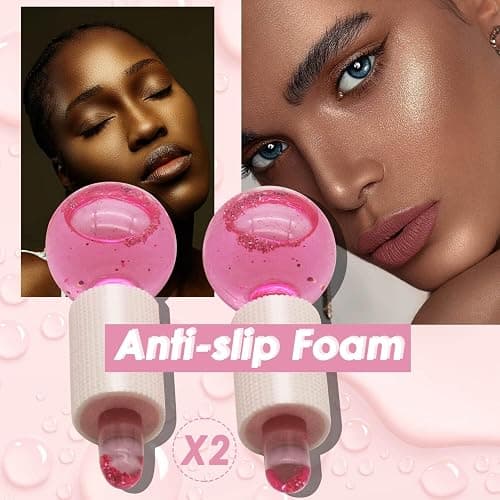 Lazzybeauty Ice Globes for Facial Cooling - 2 PCS Set for Eye & Neck, Cold Glass Ice Roller Ball, Cryo Sticks Face Globes, Tighten Skin, Reduce Puffiness and Dark Circles, Enhance Circulation thumbnail 7