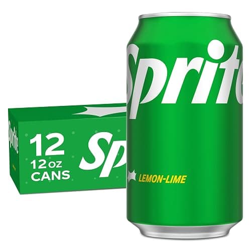 Sprite Lemon Lime Soda Soft Drinks, 12 fl oz, 12 Pack,Cans - Image 1