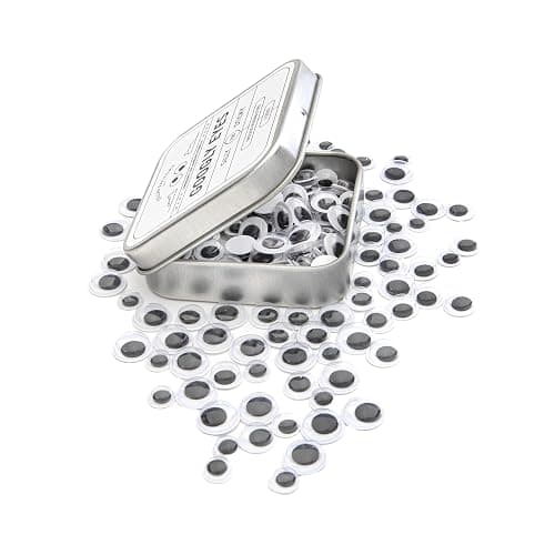 Stellar Factory Googly Eyes: Emergency Use Adhesive Eyeballs in Giftable Steel Tin - 150 pcs, 3 Sizes thumbnail 4