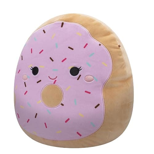 Squishmallows Original 14-Inch Dabria Pink Donut with Sprinkles - Official Jazwares Large Plush thumbnail 4