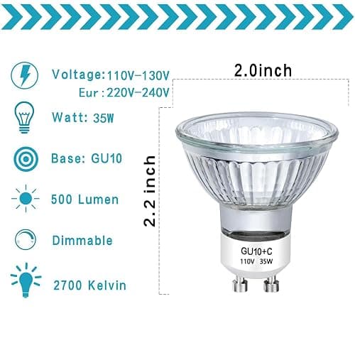 MOFALA 2Pcs Candle Warmer Light Bulbs Accessories, 35 Watt Wax Warmer Bulbs for Full Size Adjustable Temperature Height Candle Warmer Lamp thumbnail 3