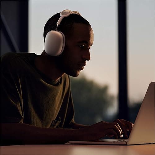 Apple AirPods Max Wireless Over-Ear Headphones, Active Noise Cancelling, Transparency Mode, Personalized Spatial Audio, Dolby Atmos, Bluetooth Headphones for iPhone – Space Gray thumbnail 5