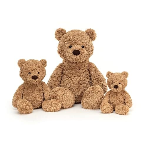 Jellycat Bumbly Bear Stuffed Animal, Small 11 inches | Teddy Bear Plush Toy | Classic Children's Gift - Small - 12" thumbnail 7