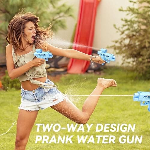 Prank Two-Way Water Gun, Prank Squirt Gun, Reverse Water Guns, Creative Pranks Battle Waters Guns Fight thumbnail 5