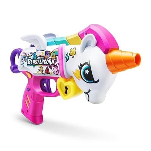 ZURU XSHOT Blastercorn mit 16 Darts: Einhorn-Thema, Schießspielzeug für Unisex-Kinder ab 3 Jahren thumbnail 5