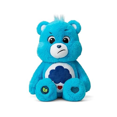 Care Bears 14” Grumpy Bear - Blue Plushie for Ages 4+ – Perfect Stuffed Animal Holiday, Birthday Gift, Super Soft and Cuddly – Good For Girls and Boys, Employees, Collectors - Image 1