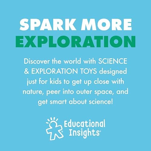 Educational Insights GeoSafari Jr. Kidnoculars Pink Binoculars For Toddlers & Kids, Toy for Boys & Girls, Classroom Must Haves, Ages 3+ - Multi-color - Jr. Kidnoculars thumbnail 3