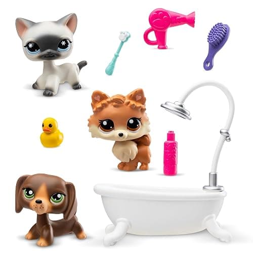 Littlest Pet Shop - Grooming Spa Play Pack, Gen 7 Authentic LPS Bobble Head Toy Figure, Collectible Toy Animal, Ages 4+ - Amazon Exclusive thumbnail 4