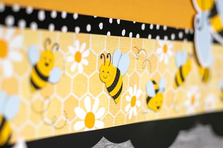 Teacher Created Resources White Painted Dots on Black Straight Rolled Border Trim (TCR8911) thumbnail 10