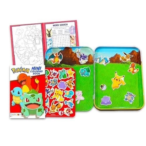 Pokemon Refrigerator Magnet Set - Bundle with 36 Fridge Magnets for Toddlers, Kids Learning Developmental Toys Plus Stickers, More | Magnetic Toys thumbnail 2