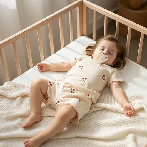 YINGISFITM Toddler Baby Girl Summer Clothes Daisy Dot Print Short Sleeve T Shirt + Shorts Sets Infant Cute Outfits thumbnail 4