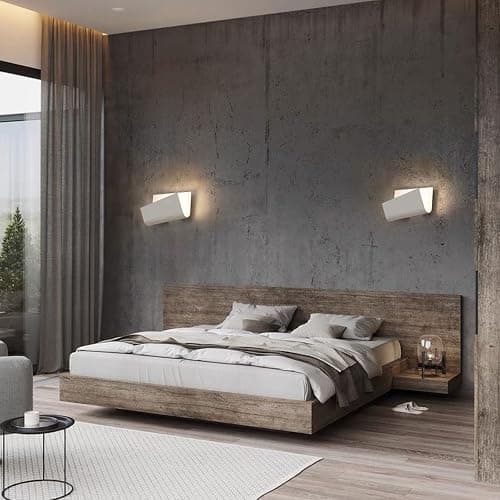 Aimto Wall Sconce Candle Holder Metal Hanging Wall Decorations Wall Candle Holder for Home,Living Room, Bathroom, Dining Room Set of 2（White thumbnail 6