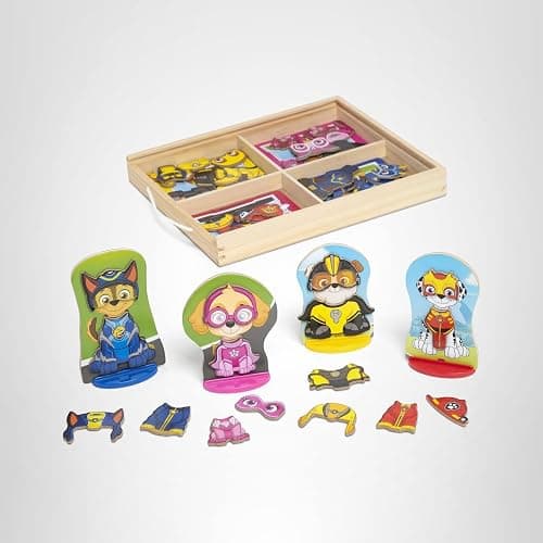 Melissa & Doug PAW Patrol Wooden Magnetic Pretend Play (64 Pieces) thumbnail 10