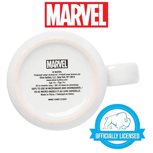 Silver Buffalo Marvel Spider-Man Amazing Since 1962 Ceramic Camper Mug, 20 Ounces thumbnail 5