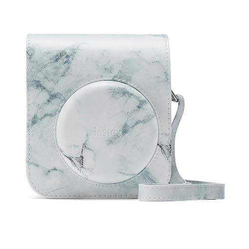 instax mini 12 instant camera bundle,pack contains; Camera, Ready-to-take camera case, mini photo albu in white marble finish, 1 x 10 shot mini white border instant film, photo stickers thumbnail 3