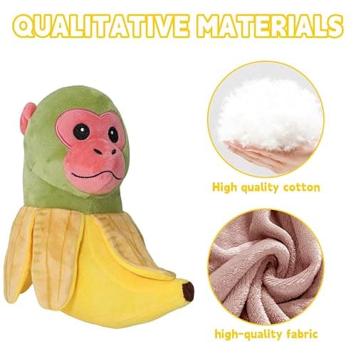 Italian Brainrot Plush,11 inch Chimpanzini Bananini Toy Gift,Cute Stuffed Figure Doll for Kids and Adults Inspired Plush Toy thumbnail 4
