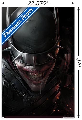Trends International DC Comics The Batman Who Laughs - Face Wall Poster, 22.375" x 34", Premium Unframed Version thumbnail 2