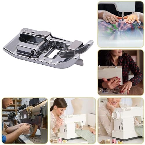 Stitch in Ditch Foot/Edge Joining Foot Sewing Machine Presser Foot - Fits All Low Shank Snap-On Singer, Brother, Babylock, Janome, Kenmore, White, Juki, New Home, Simplicity, Elna etc. thumbnail 3
